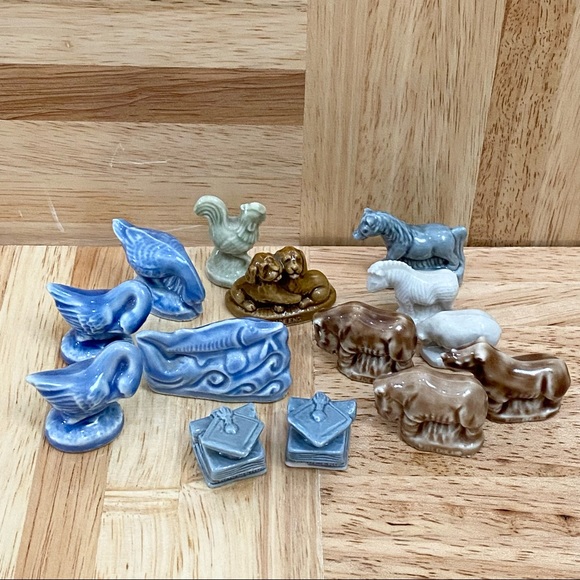 Vintage Lot WADE England Whimsies Miniature Animals Mini Figurine - Picture 2 of 14